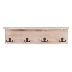 Seinäripustin 65 x 15 x 18 cm, ruskea hinta ja tiedot | Bigbuy Home Kodinkoneet | hobbyhall.fi