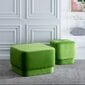 Pouf 40x40x40cm, vihreä hinta ja tiedot | Säkkituolit, rahit ja penkit | hobbyhall.fi