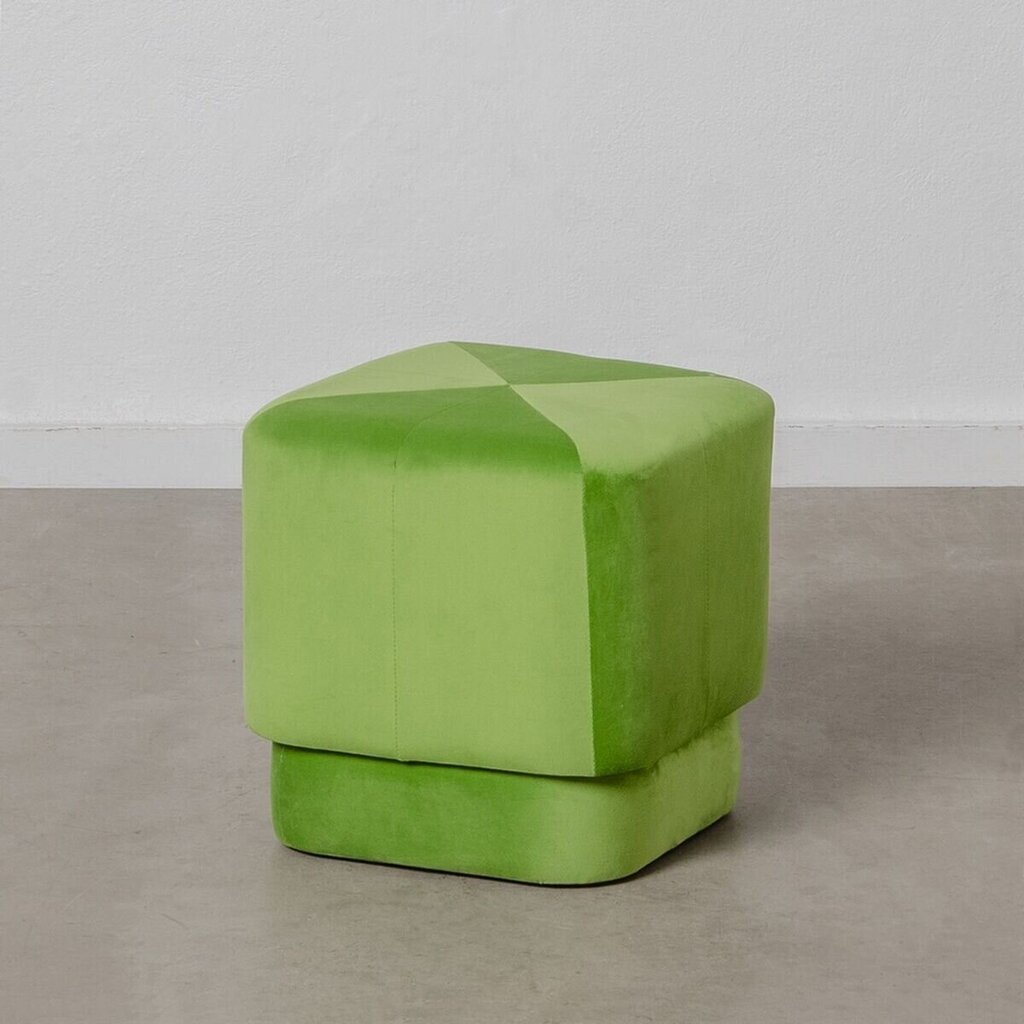 Pouf 40x40x40cm, vihreä hinta ja tiedot | Säkkituolit, rahit ja penkit | hobbyhall.fi