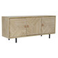 Sivupöytä DKD Home Decor Kuusi Luonnollinen Metalli Puu MDF (140 x 40 x 62 cm) hinta ja tiedot | Lipastot | hobbyhall.fi