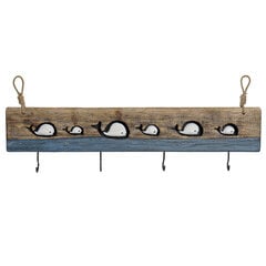 Wall mounted coat hanger DKD Home Decor Vanhahtava viimeistely Metalli Puu (85 x 4 x 33 cm) hinta ja tiedot | Naulakot | hobbyhall.fi