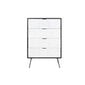 Lipasto DKD Home Decor, 70 x 40 x 105 cm, valkoinen, ruskea hinta ja tiedot | Lipastot | hobbyhall.fi