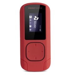 Energy Sistem Clip, 8 GB, punainen hinta ja tiedot | MP3-soittimet, MP4-soittimet | hobbyhall.fi