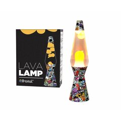 Laavalamppu iTotal Graffiti Monivärinen hinta ja tiedot | Pöytävalaisimet | hobbyhall.fi