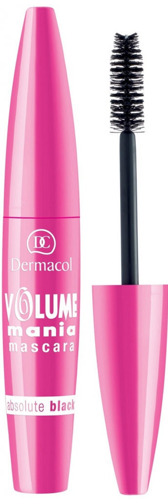 Dermacol Volume Mania ripsiväri 10 ml, 01 Black hinta ja tiedot | Silmämeikit | hobbyhall.fi