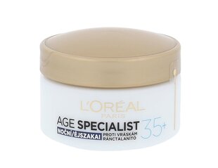 L´Oréal Paris Age Specialist 35+ yövoide 50 ml hinta ja tiedot | L'Oréal Paris Kasvojenhoitotuotteet | hobbyhall.fi