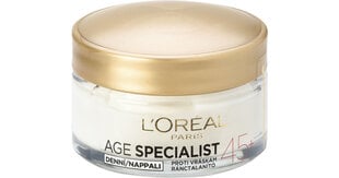 L´Oréal Paris Age Specialist 45+ päivävoide 50 ml hinta ja tiedot | L'Oréal Paris Kasvojenhoitotuotteet | hobbyhall.fi