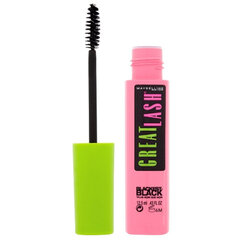 Ripsiväri Maybelline Great Lash Blackest Black 12,5ml hinta ja tiedot | Maybelline New York Hajuvedet ja kosmetiikka | hobbyhall.fi