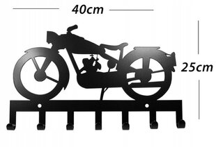 Ripustin vaatteille ja avaimille, Moottoripyörä hinta ja tiedot | Naulakot | hobbyhall.fi