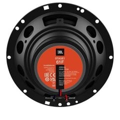 JBL Stage1 61F 16,5 cm 2-tie koaksiaaliset auton kaiuttimet hinta ja tiedot | Autokaiuttimet | hobbyhall.fi