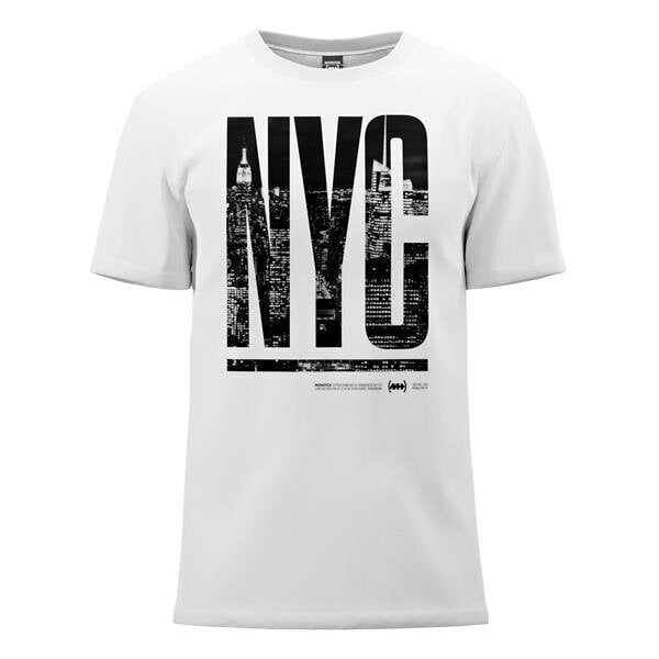 Nyc white monotox miehet white mx22081 MX22081 hinta ja tiedot | Miesten T-paidat | hobbyhall.fi