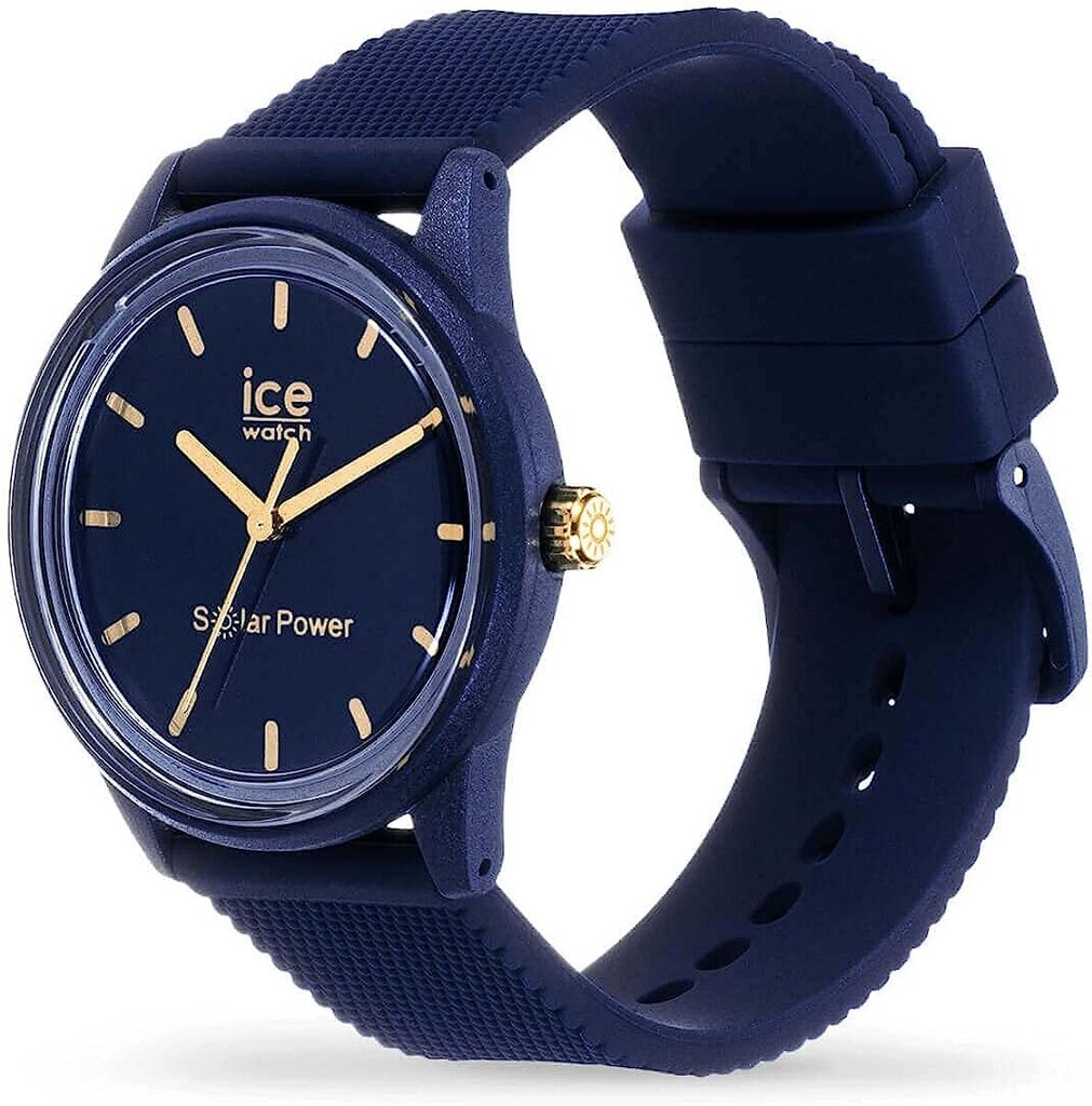 Ice -watch - Ice Solar Power Navy Gold Mesh - Sininen naisten kello silikonivarsibändillä - 018743 (pieni) B08VDF7H6D hinta ja tiedot | Miesten kellot | hobbyhall.fi