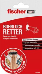 Fischer Bohrloch pelastaja, korjaa fleece repeytyneille tappeille, revittyjä porausreikiä, valkoisia, uusiutuneita tapoja kaikissa rakennusmateriaaleissa, kuten puu, betoni ja paljon muuta, valkoista, 10 kappaletta hinta ja tiedot | Maalit | hobbyhall.fi