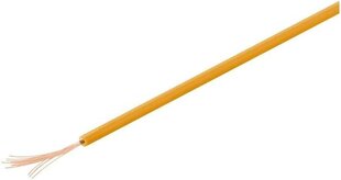 Goobay 55043 kuparivalo eristetty, 1-ytiminen, moniläheinen (18 x 0,1 mm), oranssi, 10 metrin kaapelin pituus hinta ja tiedot | Tekstiilijohdot ja sähköliittimet | hobbyhall.fi