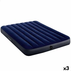 Ilmatäytteinen patja Intex Classic Downy, 137x25x191 cm, sininen hinta ja tiedot | Patjat | hobbyhall.fi