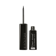 BOURJOIS Paris Liner Reveal Shiny silmänrajauskynä 2,5 ml, 01 Shiny Black hinta ja tiedot | Silmämeikit | hobbyhall.fi