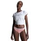 Alusvaatteet TOMMY HILFIGER Logo Waistband Briefs 3P Flora Pink/Oat Milk/Black UW0UW028280R1 hinta ja tiedot | Naisten alushousut | hobbyhall.fi