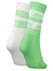 Sukat CALVIN KLEIN Lime 2 Pck 701223143-003 hinta ja tiedot | Naisten sukat | hobbyhall.fi