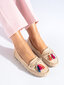 Shelovet beige-mokkanahkaiset boho-loaferit tupsuilla hinta ja tiedot | Naisten kengät | hobbyhall.fi