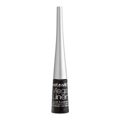 Wet n Wild Megaliner -nestemäinen rajauskynä, 3,5 ml, Black Noir hinta ja tiedot | Silmämeikit | hobbyhall.fi