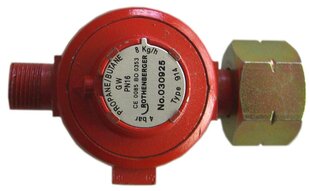 Rothenberger Industrial Propan Constant Regulator For Ambuh -polttimille, liekki-tehokkaille laitteille, rikkakasvien tuhoajille 3/8 ”Yhteys, 5- ja 11 kg: n pullot- 030925e hinta ja tiedot | Käsityökalut | hobbyhall.fi