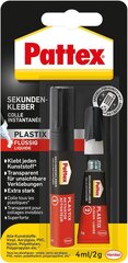 Pattex 1865992 Plastix Second -liimaputki 4ml/2G Blister hinta ja tiedot | Liimat | hobbyhall.fi