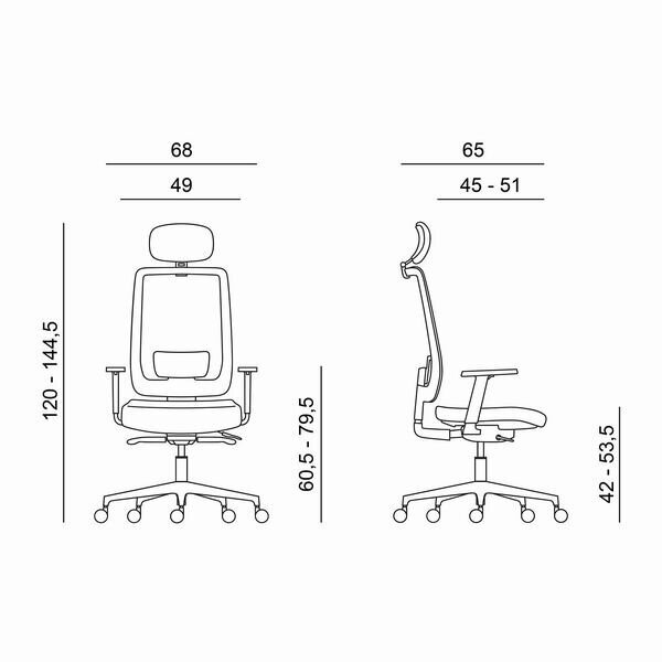 ergonominen toimistotuoli powerton lucie, punainen hinta ja tiedot | Toimistotuolit | hobbyhall.fi