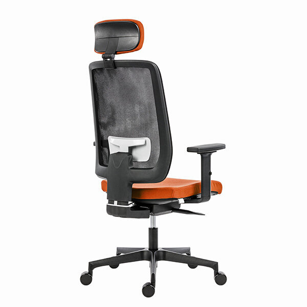 ergonominen toimistotuoli powerton lucie, oranssi hinta ja tiedot | Toimistotuolit | hobbyhall.fi