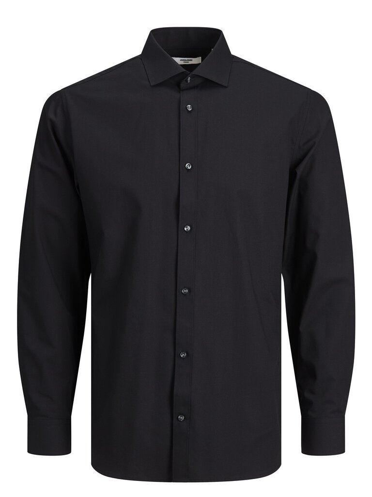 JACK & JONES meeste särk 12178125*03, must hinta ja tiedot | Miesten kauluspaidat | hobbyhall.fi