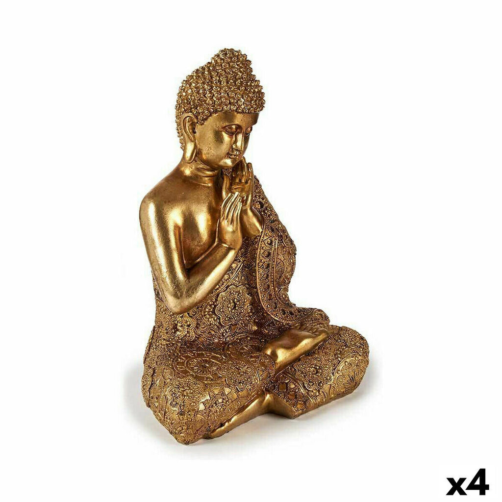 Gift Decor koristefiguuri Buddha, 4 kpl hinta ja tiedot | Sisustustuotteet | hobbyhall.fi