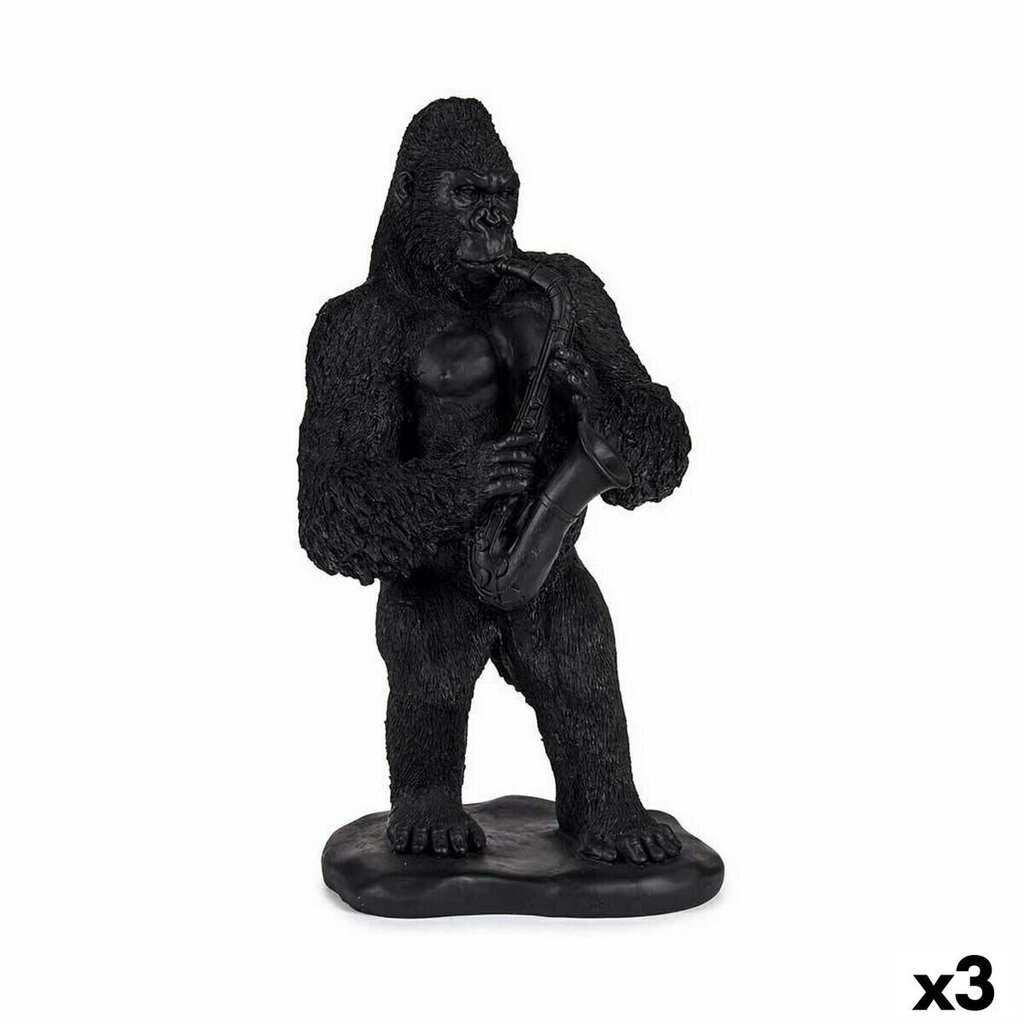 Gift Decor koristefiguuri Gorilla saksofonilla, 3 kpl hinta ja tiedot | Sisustustuotteet | hobbyhall.fi