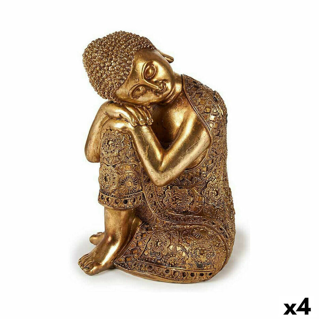 Gift Decor koristefiguuri Buddha, 4 kpl hinta ja tiedot | Sisustustuotteet | hobbyhall.fi