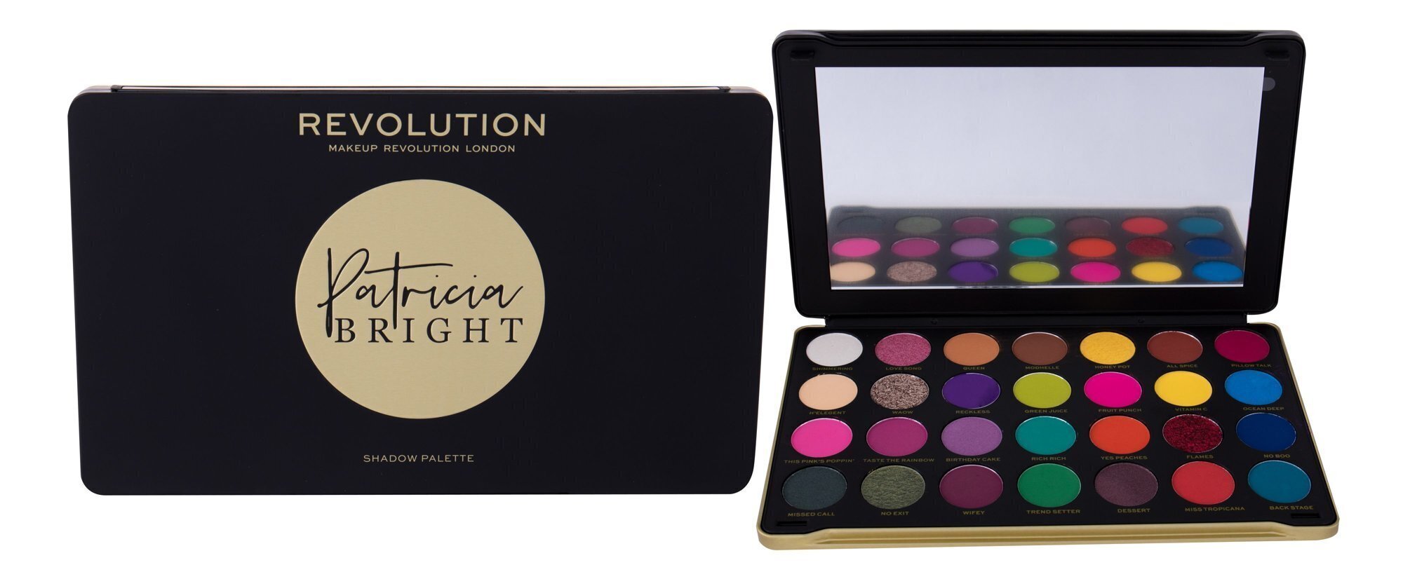 Makeup Revolution London X Patricia Bright luomiväripaletti 33,6 g, Rich In Colour hinta ja tiedot | Silmämeikit | hobbyhall.fi