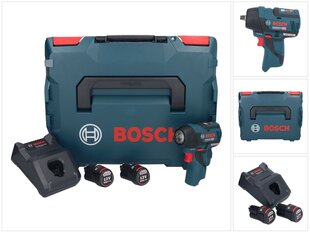 Iskuavain Bosch GDS 12V-115, 12V, laturilla hinta ja tiedot | Akkuporakoneet ja ruuvinvääntimet | hobbyhall.fi