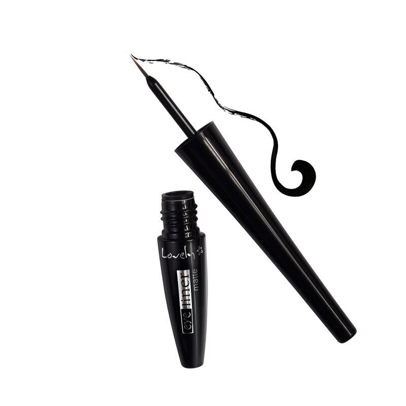 Silmänrajauskynä Lovely Eyeliner Matte, 2 g, musta hinta ja tiedot | Silmämeikit | hobbyhall.fi