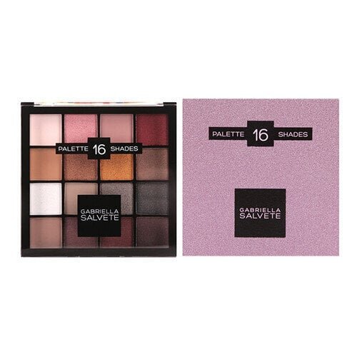 Gabriella Salvete Palette 16 Shades luomiväripaletti 20,8 g, 02 Pink hinta ja tiedot | Silmämeikit | hobbyhall.fi