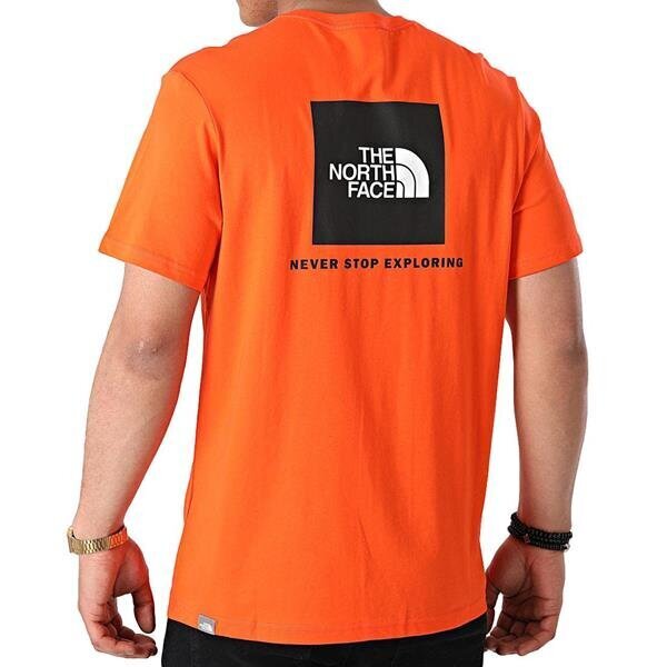 M s/s redbox tee the north face miehet orange nf0a2tx23a4 NF0A2TX23A4 hinta ja tiedot | Miesten T-paidat | hobbyhall.fi