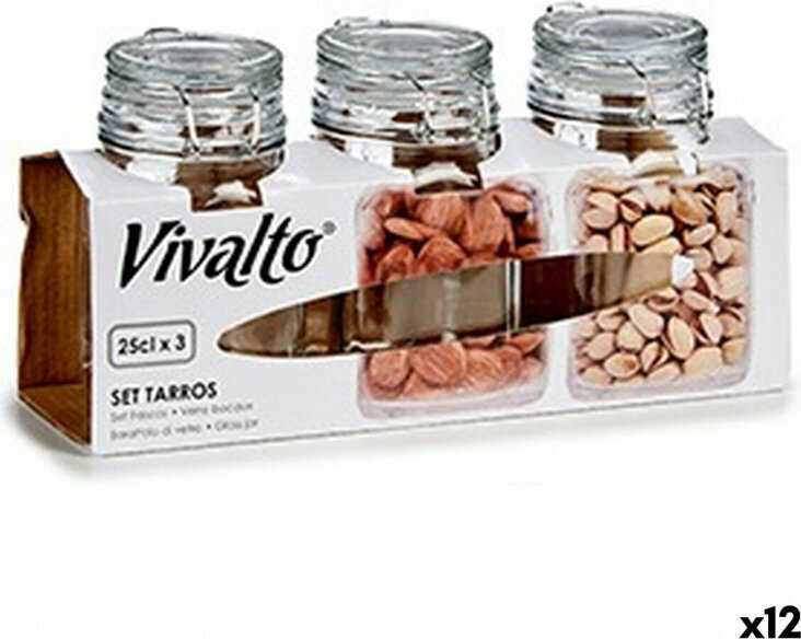 Vivalto purkit, 36 kpl. hinta ja tiedot | Elintarvikkeiden säilytysastiat | hobbyhall.fi