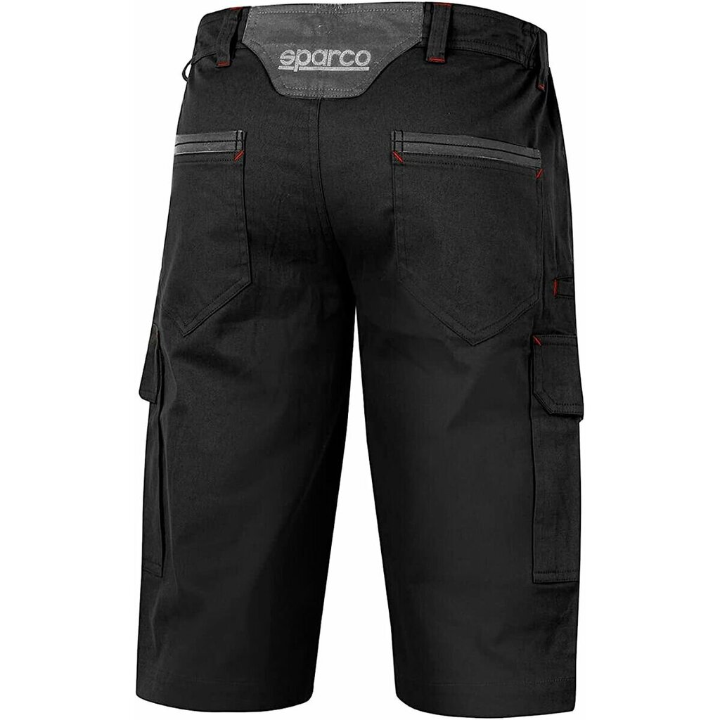 Sparco Bermuda Cargo Shortsit mustat hinta ja tiedot | Työvaatteet | hobbyhall.fi