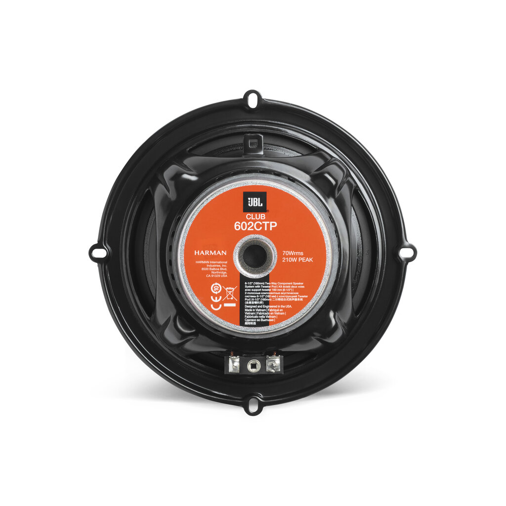 JBL Club 602CTP 16,5 cm:n 2-suuntaiset komponenttiautokaiuttimet hinta ja tiedot | Autokaiuttimet | hobbyhall.fi