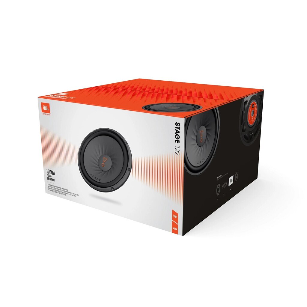 JBL Stage 122 12" subwoofer hinta ja tiedot | Autokaiuttimet | hobbyhall.fi