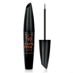 Nestemäinen eyeliner Golden Rose Cat’s eyes musta 6 ml hinta ja tiedot | Silmämeikit | hobbyhall.fi