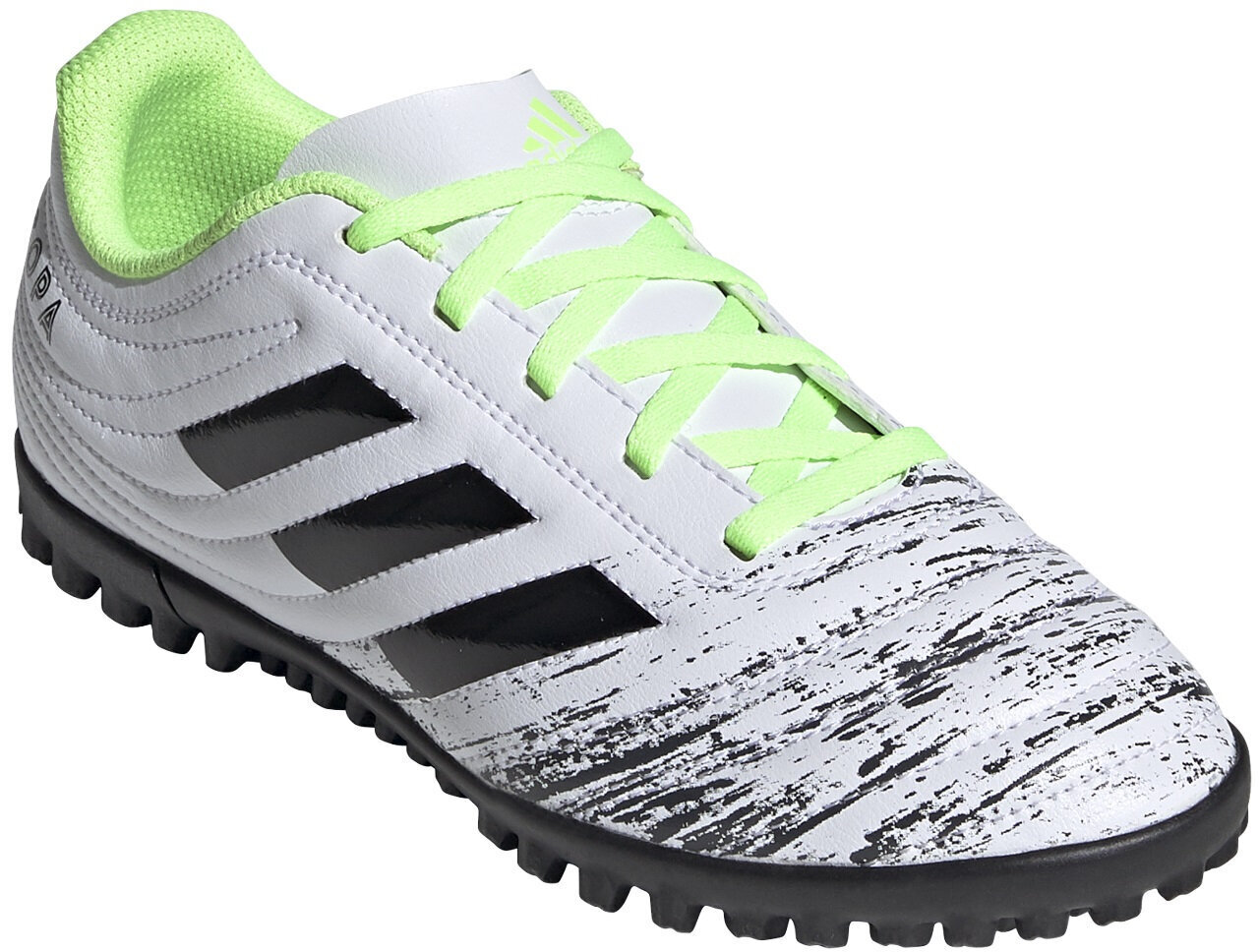 Adidas Jalkineet Copa 20.4 Tf J White EF1924/4- hinta ja tiedot | Miesten urheilu- ja vapaa-ajan kengät | hobbyhall.fi