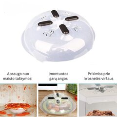 MicroProtect 360 magneettinen mikroaaltouunin kansi, 28 x 30 cm hinta ja tiedot | Keittiövälineet | hobbyhall.fi