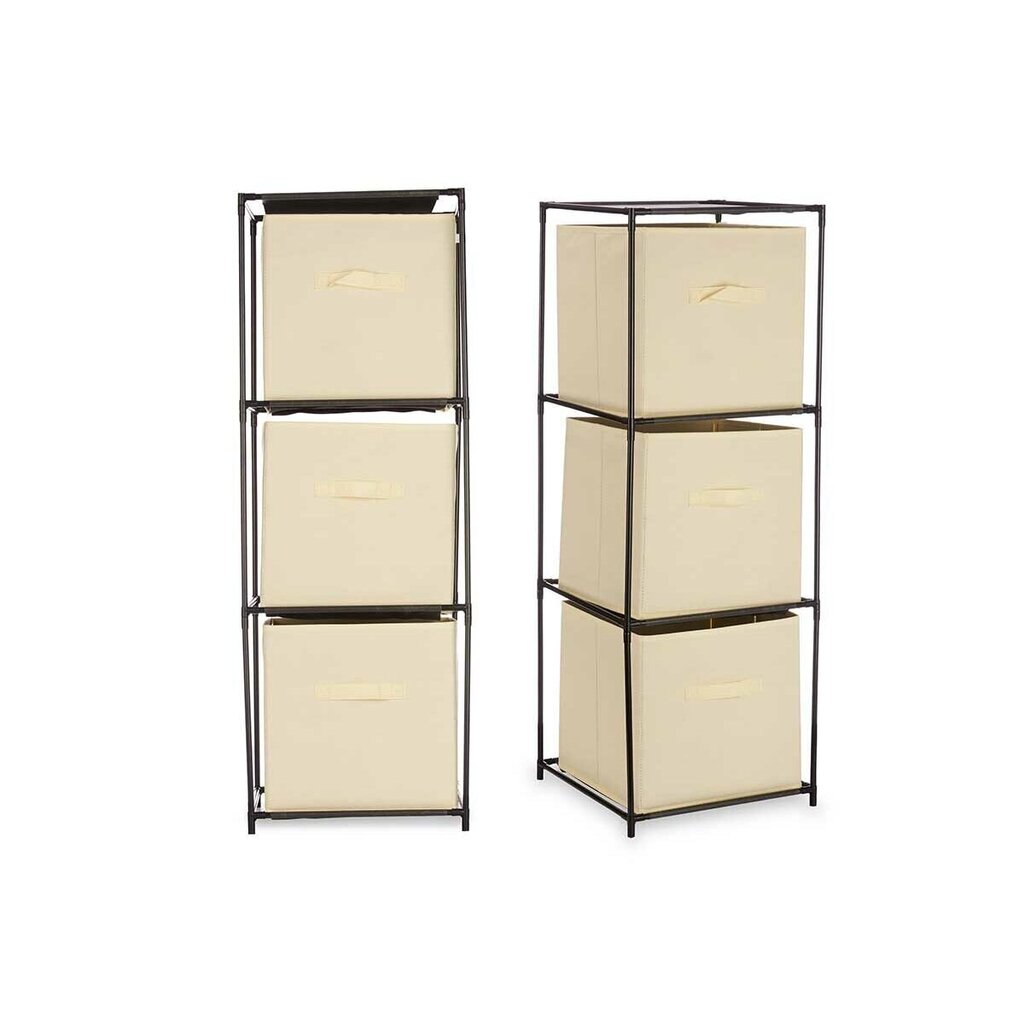 Kipit-hylly, 35x35x102 cm, beige hinta ja tiedot | Hyllyt | hobbyhall.fi