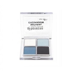 Benecos Natural Quattro Eyeshadow luomiväri 8 g, True Blue hinta ja tiedot | Silmämeikit | hobbyhall.fi