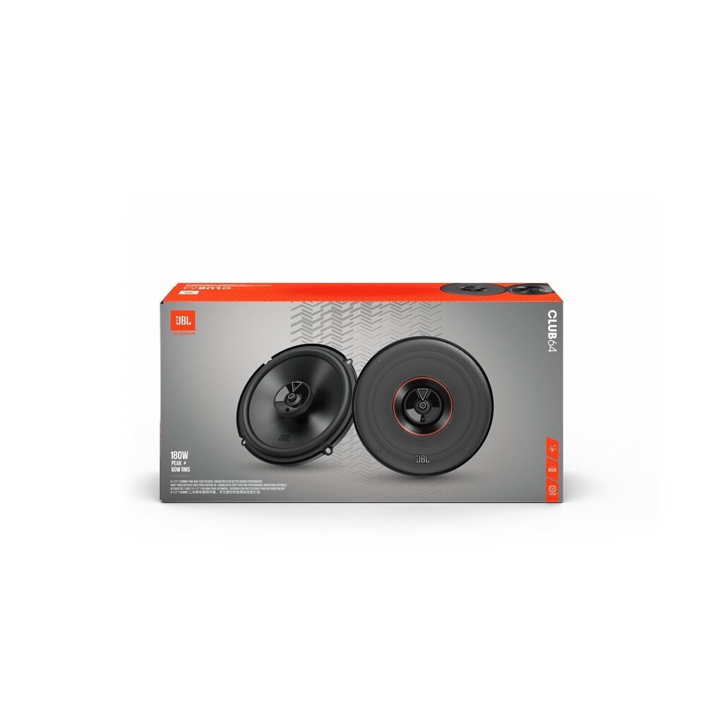 JBL Club 64 16 cm 2-tie koaksiaalinen autokaiutin hinta ja tiedot | Autokaiuttimet | hobbyhall.fi