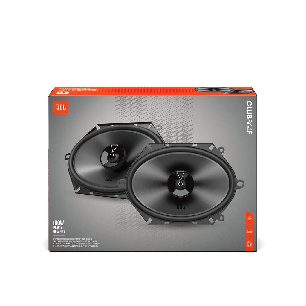 JBL Club 864F 15,2 cm x 20,3 cm 2-suuntainen koaksiaalinen autokaiutin hinta ja tiedot | Autokaiuttimet | hobbyhall.fi