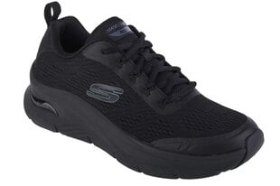 Skechers Arch Fit D'Lux 232502 miesten vapaa-ajan kengät, musta hinta ja tiedot | Miesten urheilu- ja vapaa-ajan kengät | hobbyhall.fi