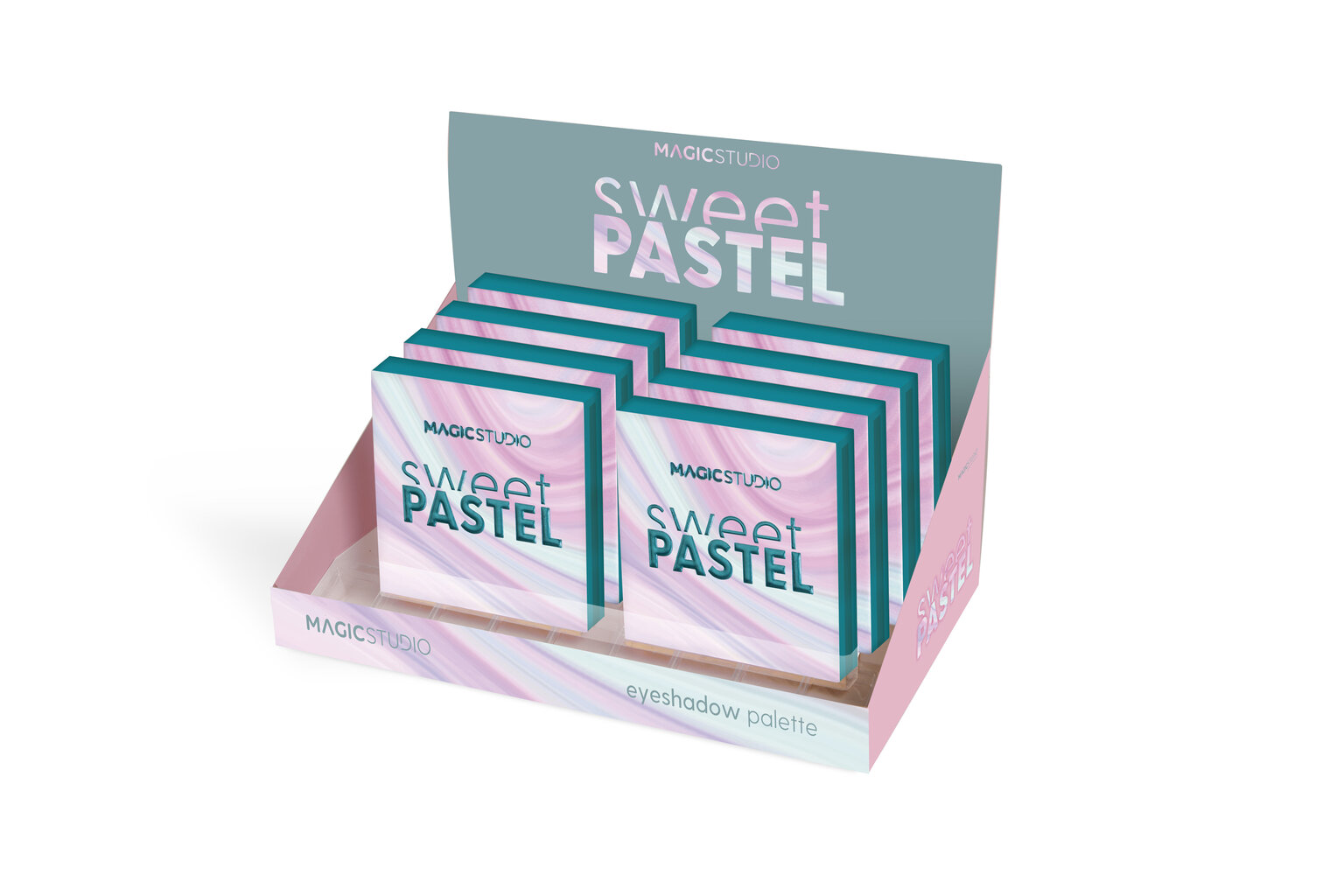 Luomiväripaletti Magic Studio Sweet Pastel, 9 väriä hinta ja tiedot | Silmämeikit | hobbyhall.fi